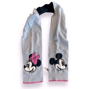 Disney Gap Collab Mickey And Minnie Love Knit Scarf One Size